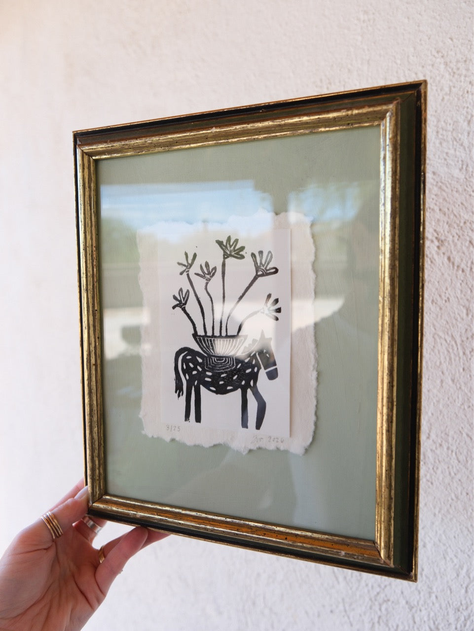 Horse | Limited Edition Framed Lino Print