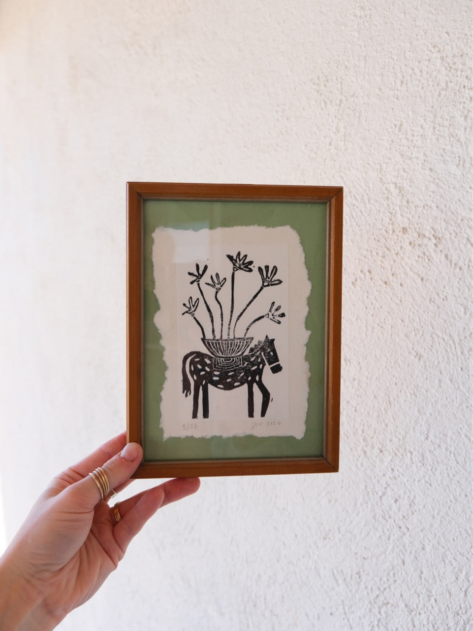 Horse | Limited Edition Framed Lino Print