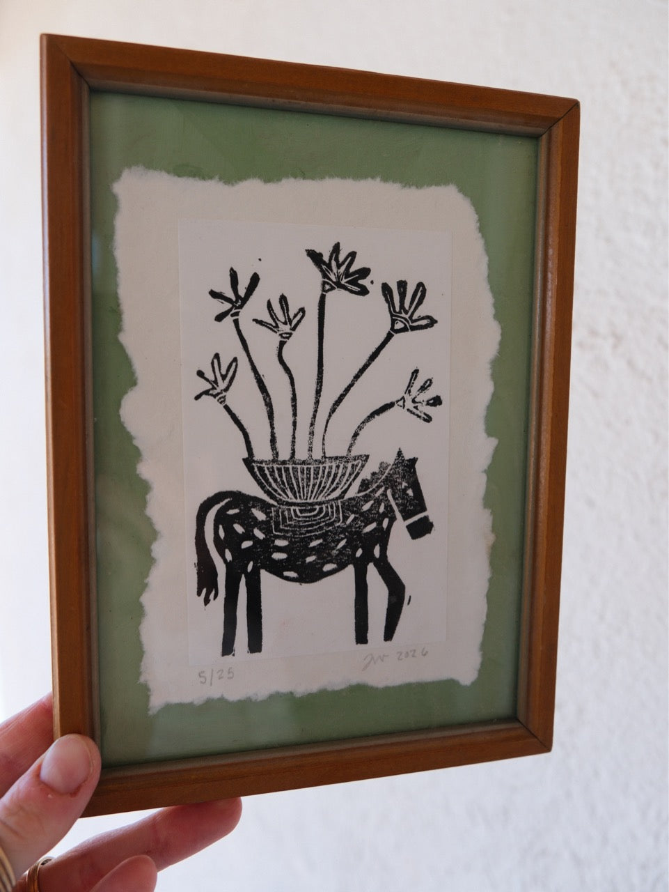 Horse | Limited Edition Framed Lino Print
