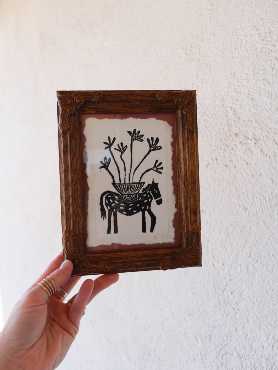 Horse | Limited Edition Framed Lino Print