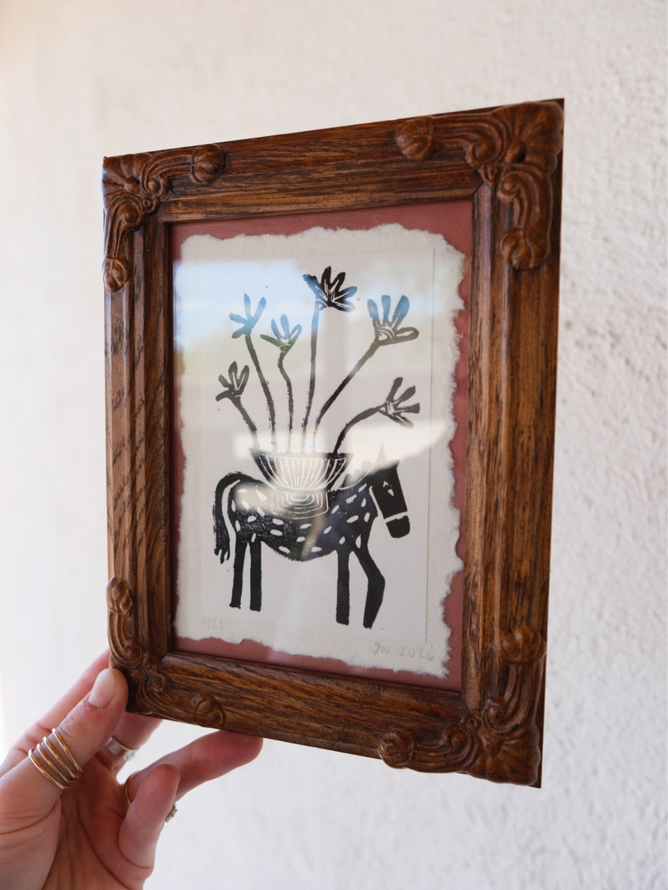 Horse | Limited Edition Framed Lino Print
