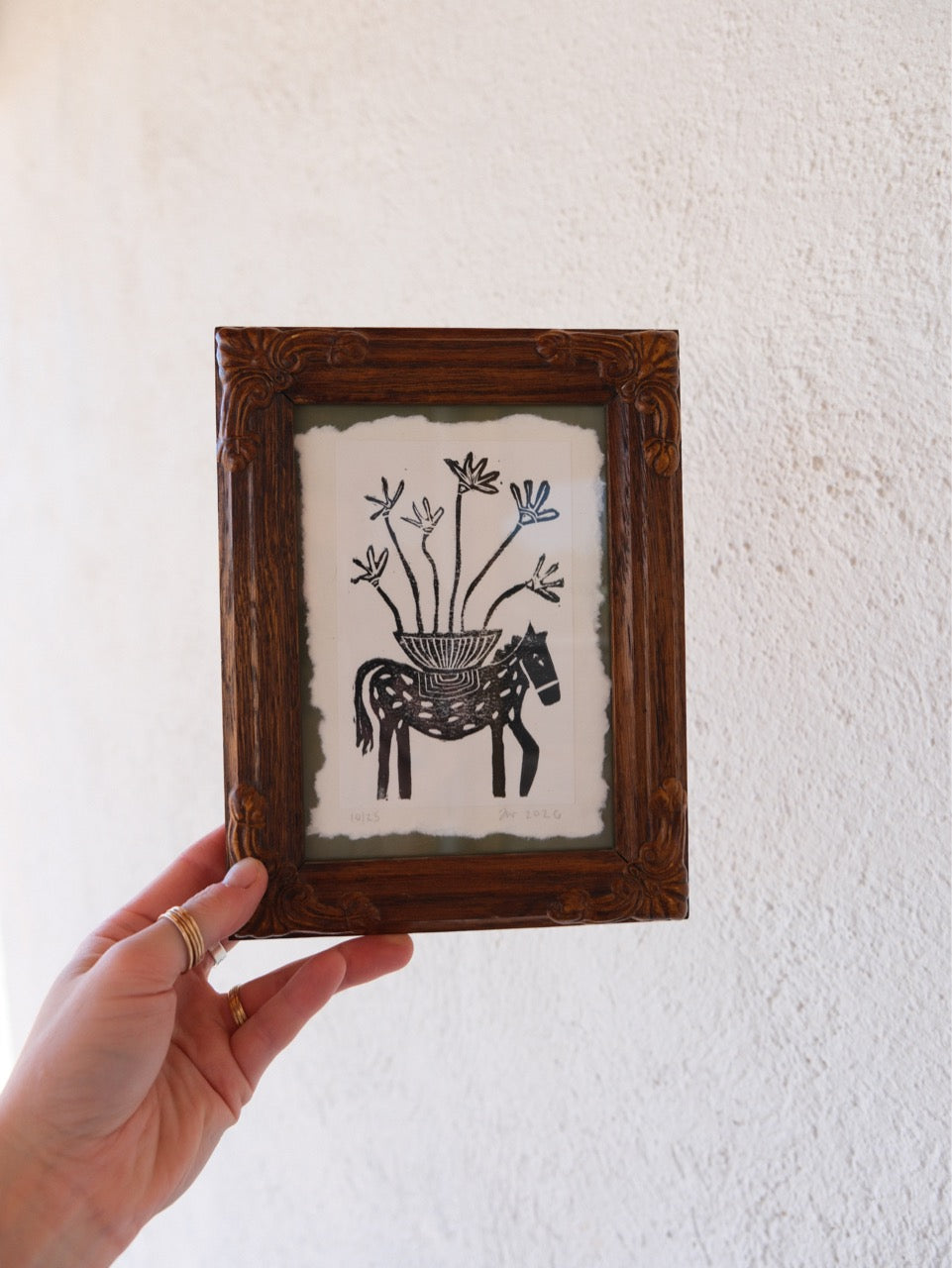 Horse | Limited Edition Framed Lino Print