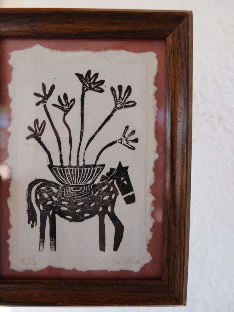 Horse | Limited Edition Framed Lino Print