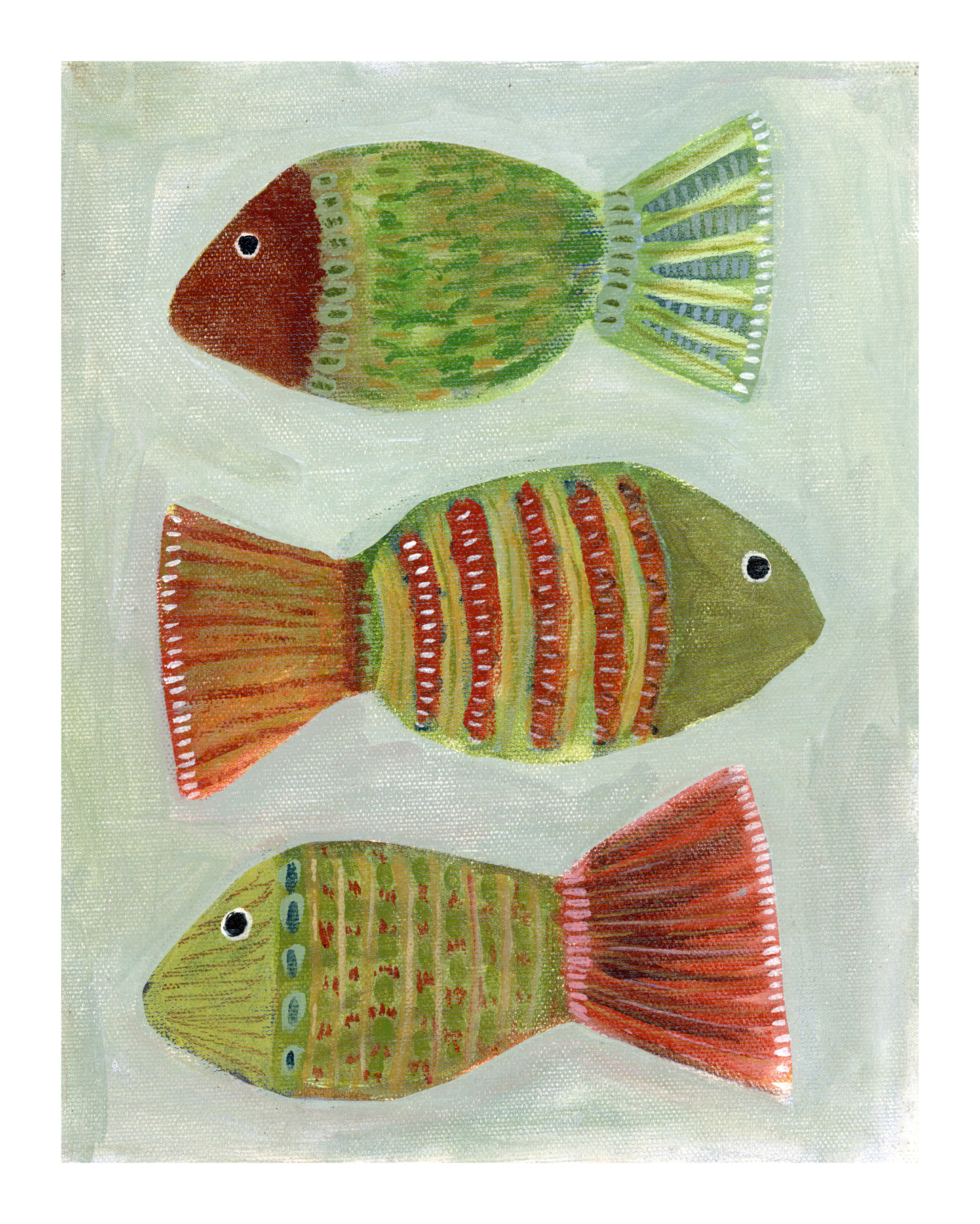 Happy Swimmers | Limited Edition Art Print